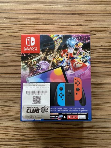 Nintendo Switch Oled Mario Kart Deluxe Novo Zapakirano