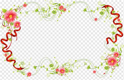 دعوة زفاف إطارات ، الإطار الأخضر Border Cdr Flower Png