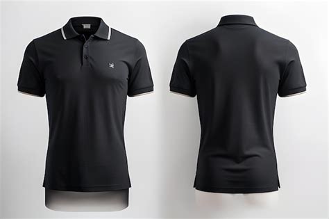 Modelo Realista De Camisa Polo Branca Masculina Foto Premium