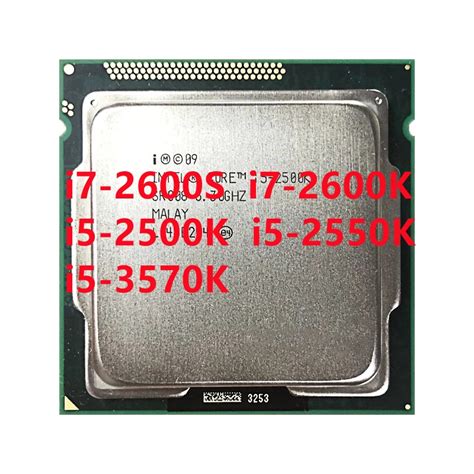 Processador De Cpu Intel I7 2600 I7 2600s I7 2600k I7 3770 I7 3770k I7 3770s I5 2500k I5 2550k