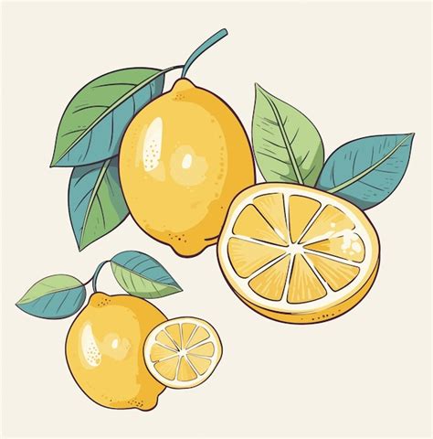 Premium Vector Lemon Illustration