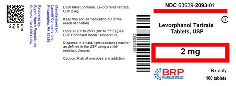 Levorphanol Tartrate Tablet