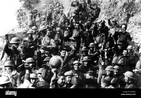 First World War Armistice November 1918 British Soldiers In France