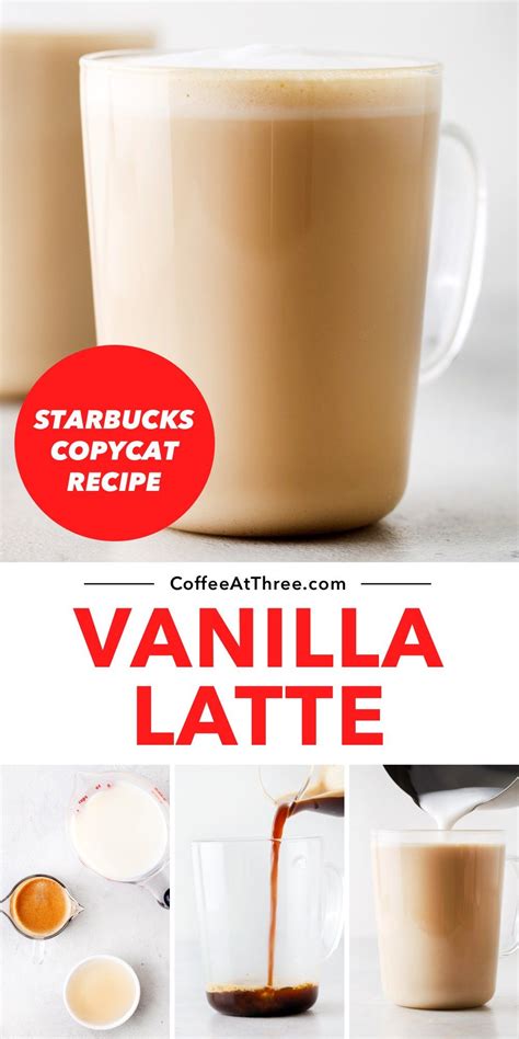 Starbucks Vanilla Latte Copycat Recipe Artofit