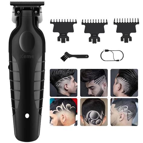 Professional Hair Trimmer Mens Hair Clippers Zero Gapped Cordless Hair