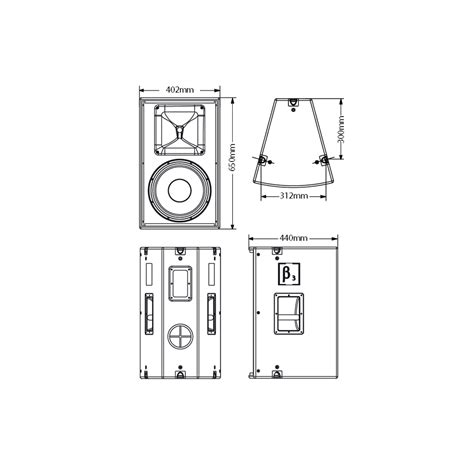 X12i 12 Two Way Full Range Speaker Xi Series Wood Speaker Beta