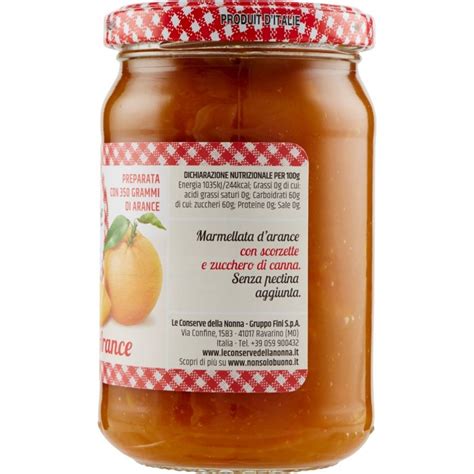 Le Conserve Della Nonna Mermelada De Naranja Tarro Gr Salsas Y