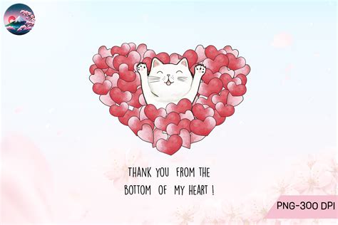 Thank You From The Bottom Of My Heart Graphic By Cherry Blossom