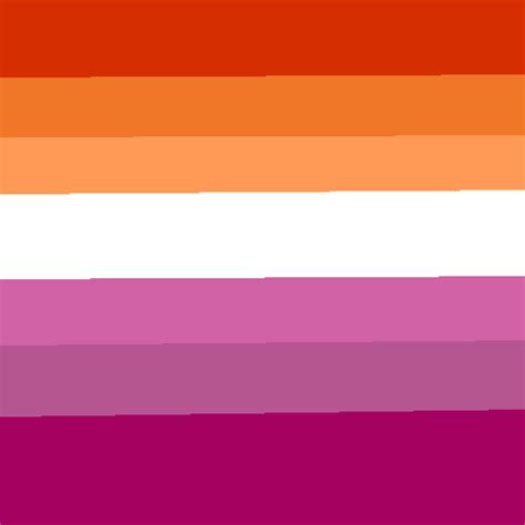 Lesbian Pride Flag Palette Pixilart