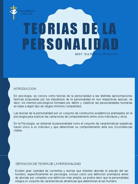 Teorias De La Personalidad 2023 Pdf Psicología De La Personalidad