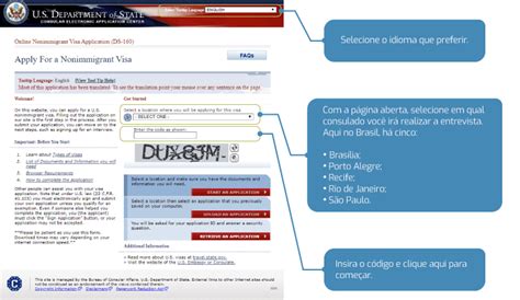 Veja passo a passo como preencher o Formulário DS 160