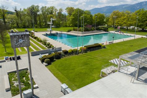 Impressionen Freibad An Der Aare Solothurn