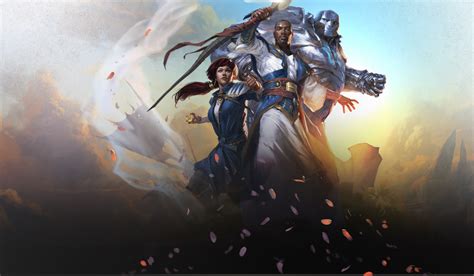 Karn Jhoira And Teferi Dominaria Key Art MtG Art From Dominaria Set