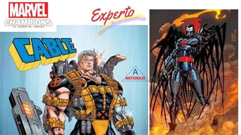 4 Cable Mr Siniestro Próxima Evolución Marvel Champions YouTube