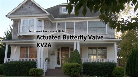 Festo Work From Home Pitch Actuated Butterfly Valve Kvza Youtube