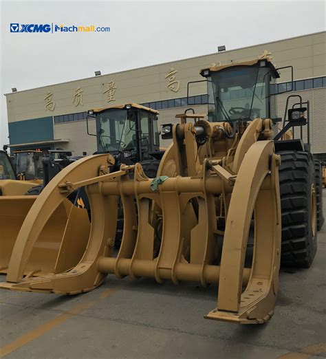 Xcmg Ton Wheel Loader With Log Forks And Grapples For Sale