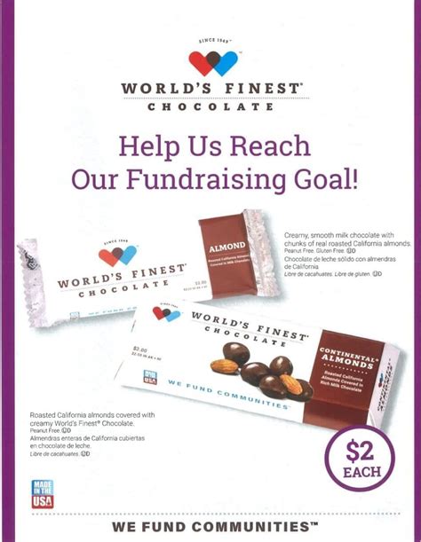 Worlds Finest Chocolate Fundraiser Emily C Watkins Elementary School