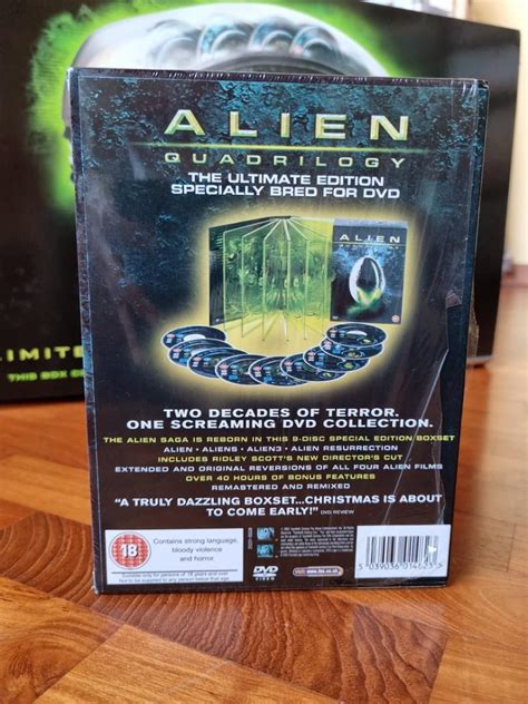 Alien Quadrilogy 9 DVD Box Set With Alien Head Hobbies Toys Music