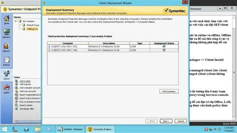 Part 3 Deploy Symantec Endpoint Protection Client Youtube