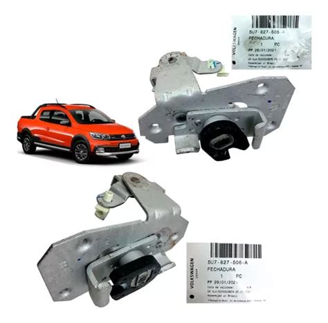 Par Fechadura Tampa Traseira Saveiro Original Vw Envio 24h