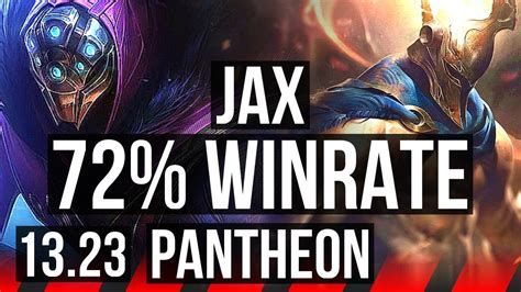 Jax Vs Pantheon Top Winrate Dominating Kr Master