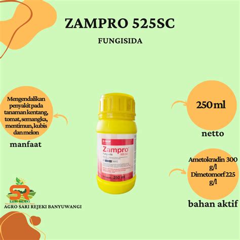 Jual ZAMPRO 525SC 250ML FUNGISIDA AMETOKTRADIN DAN DIMETOMORF Shopee