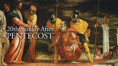 Fr Robert Morey 20th Sunday After Pentecost Youtube