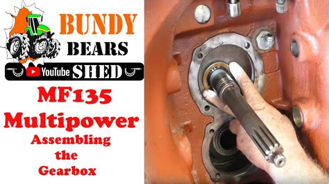 How To Assemble A Massey Ferguson 135 Multipower Gear Box Youtube