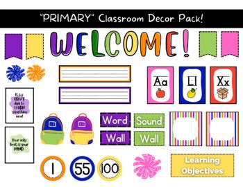 PRIMARY Classroom Decor Mega Pack! by The Trendy Teacher | TPT