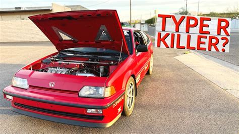 A K Swapped First Gen Crx Is A Na Beast Youtube