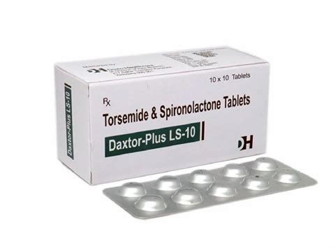 Torsemide 10 Mg Spironolactone 25 Mg Packaging Type Strips At Rs