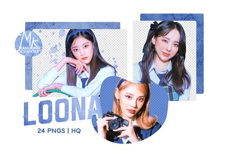 Pack Png Loona Seasons Greetings 2022 By Manukinn On Deviantart