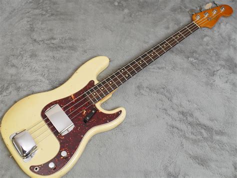 Fender Precision Bass 1965 Olympic White Bass For Sale Atb Guitars