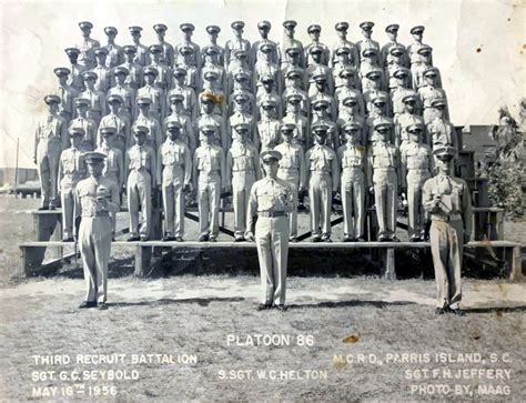 1948 59 Mcrd Parris Island 1956 Mcrd Parris Island Platoon 86 The Military Yearbook Project