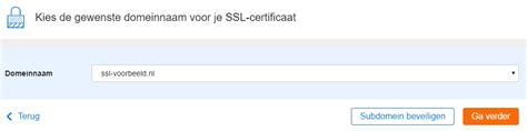 Een Sectigo Ssl Certificaat Aanvragen Transip