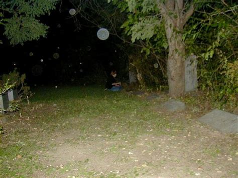 Haunted Graveyardorbs Ghost Orbs Paranormal Photos Ghost