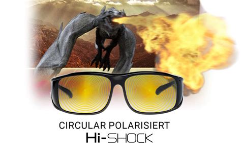 Hi SHOCK passive 3D Brille für 4K 3D TV s von LG Philips Löwe Sony