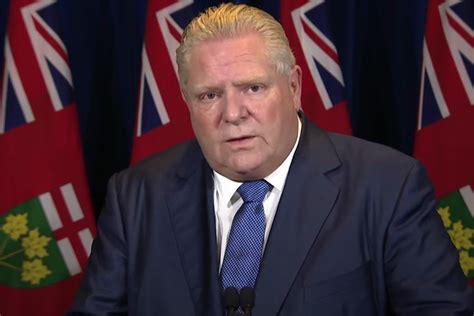 Doug Ford Comes Out Of Hiding To Tell Ontario To Brace For Impact