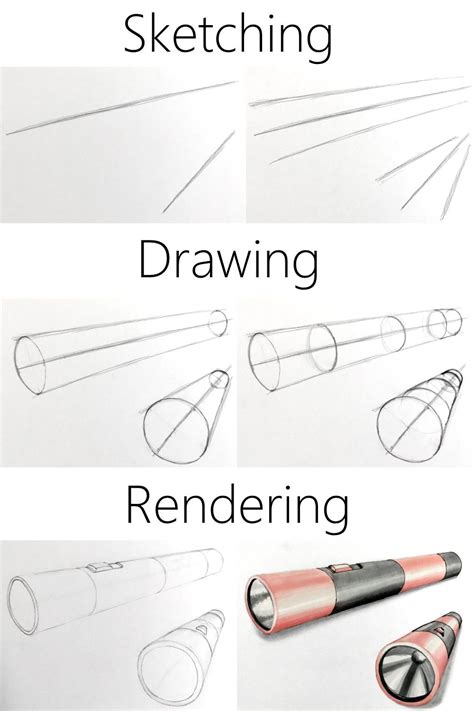 Step By Step Drawing Guide Basic Sketching Pencil Drawings For