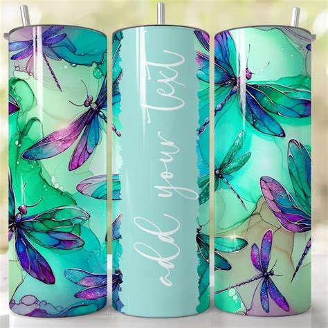 Alcohol Ink Tumbler Etsy