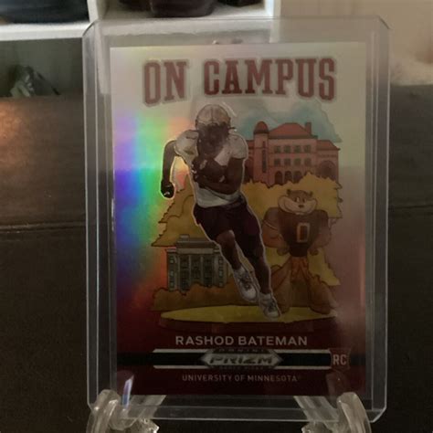 Rashod Bateman RC Rookie 2021 Prizm Draft On Campus SSP Minnesota Balt