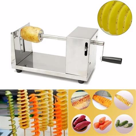 Free Shipping Manual Tornado Potato Cutter Spiral Potato Vegetable