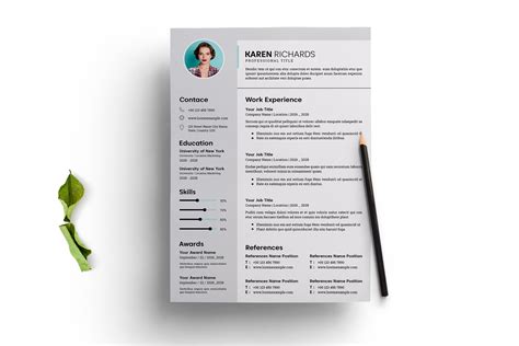 Corporate Resume Template - Design Cuts