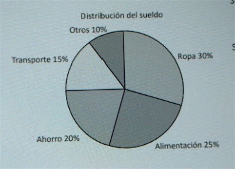 Si Una Persona Distribuye Su Sueldo 250 En El Mes Como Presenta En