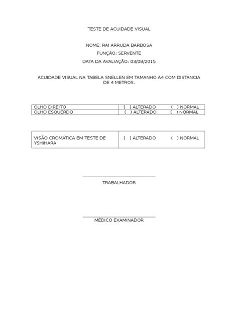 Pdf Teste De Acuidade Visual Dokumen Tips