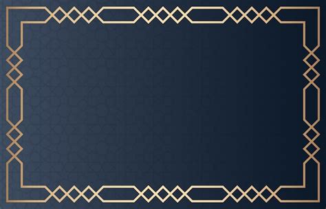 Premium Vector | A dark blue background with a gold border and a gold border.