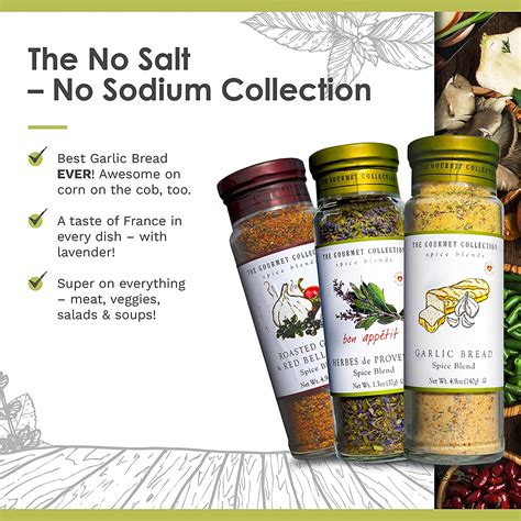 Buy The Gourmet Collection Spices Seasoning Blends No Salt No