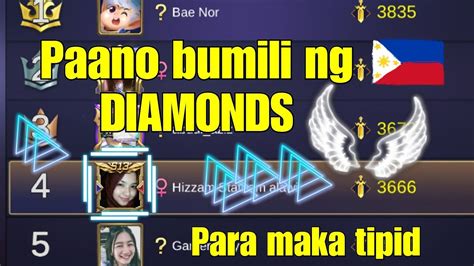 Paano Bumili Ng Diamond Sa Moblie Legend Load Lang How To Buy Diamond