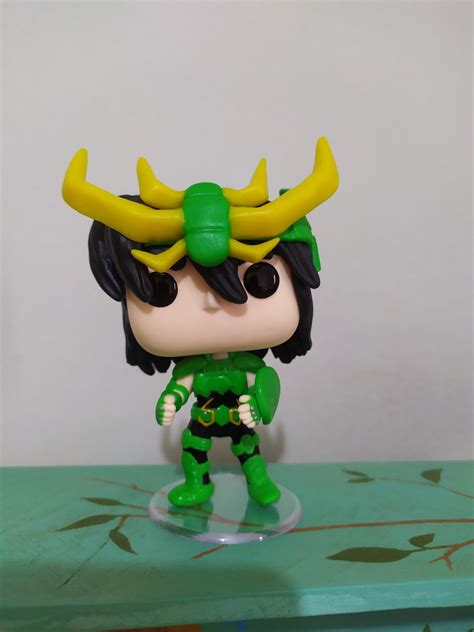 Funko Pop em Biscuit Shiryu de Dragão Cavaleiros do Zodiaco