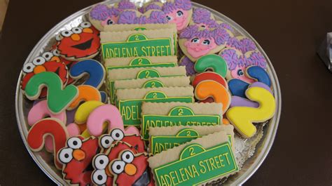 Personalized Sesame Street Cookies Sesame Street Cookies Cookies Sugar Cookies